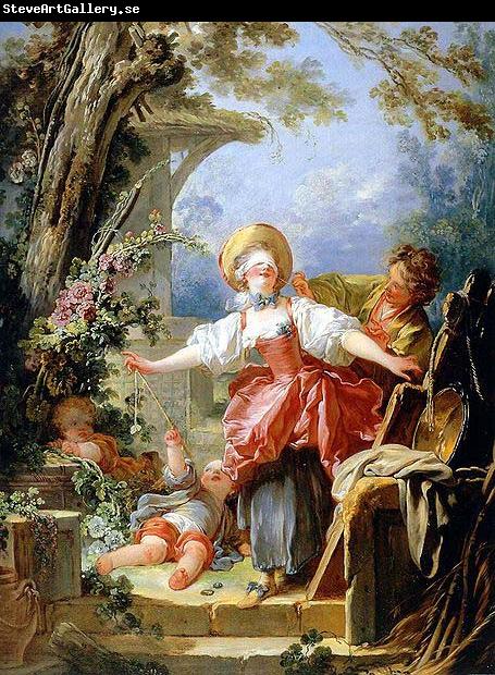 Jean-Honore Fragonard The Blind man bluff game